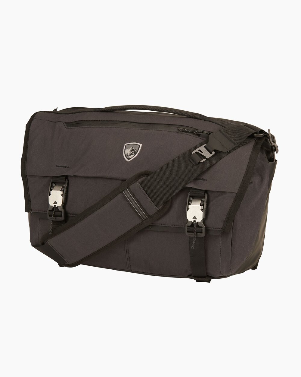 KUHL Escape 14 Kanvas Messenger Laptop Crossbody Carrier Bag in Ink Black